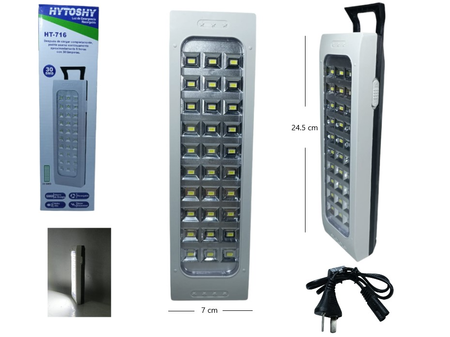 LUZ DE EMERGENCIA 30LED