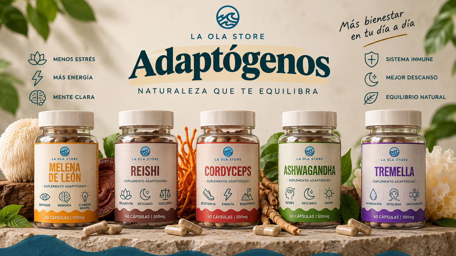 Suplementos Adaptogenos