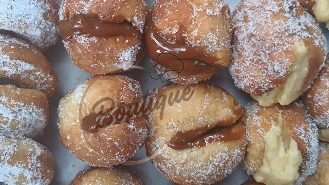 Berlinesas c/dulce de leche o crema pastelera