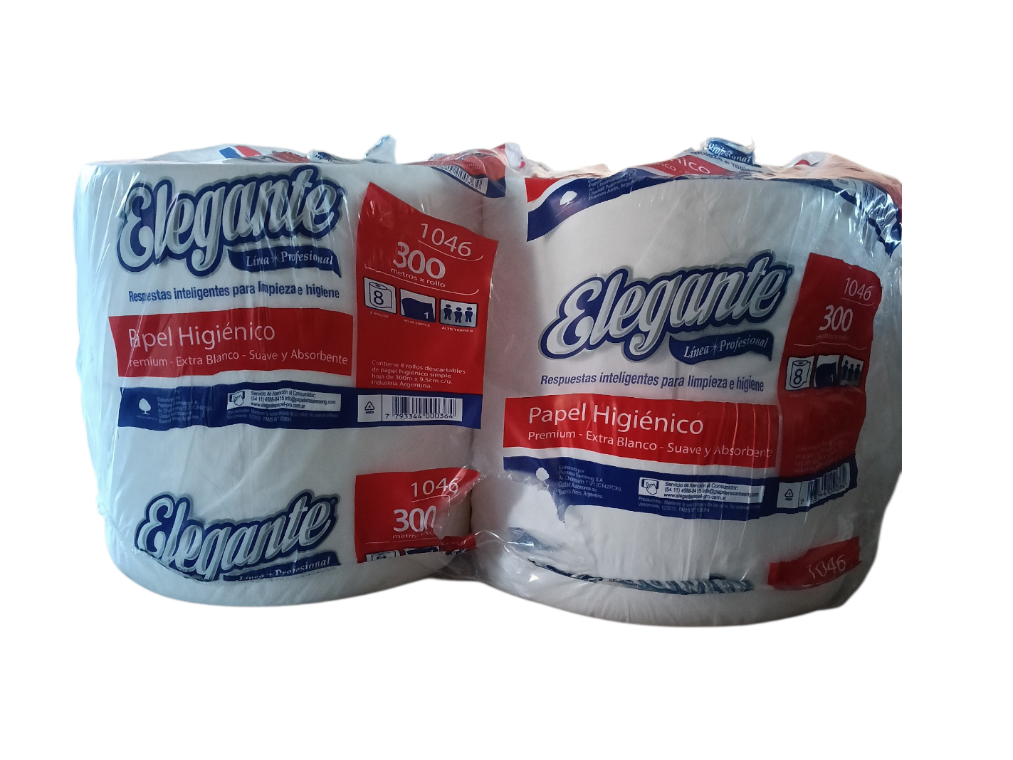 Papel higiénico Elegante de 300 mt
