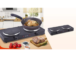 Anafe Eléctrico 2000 Watts Doble 2 Hornallas Cocina