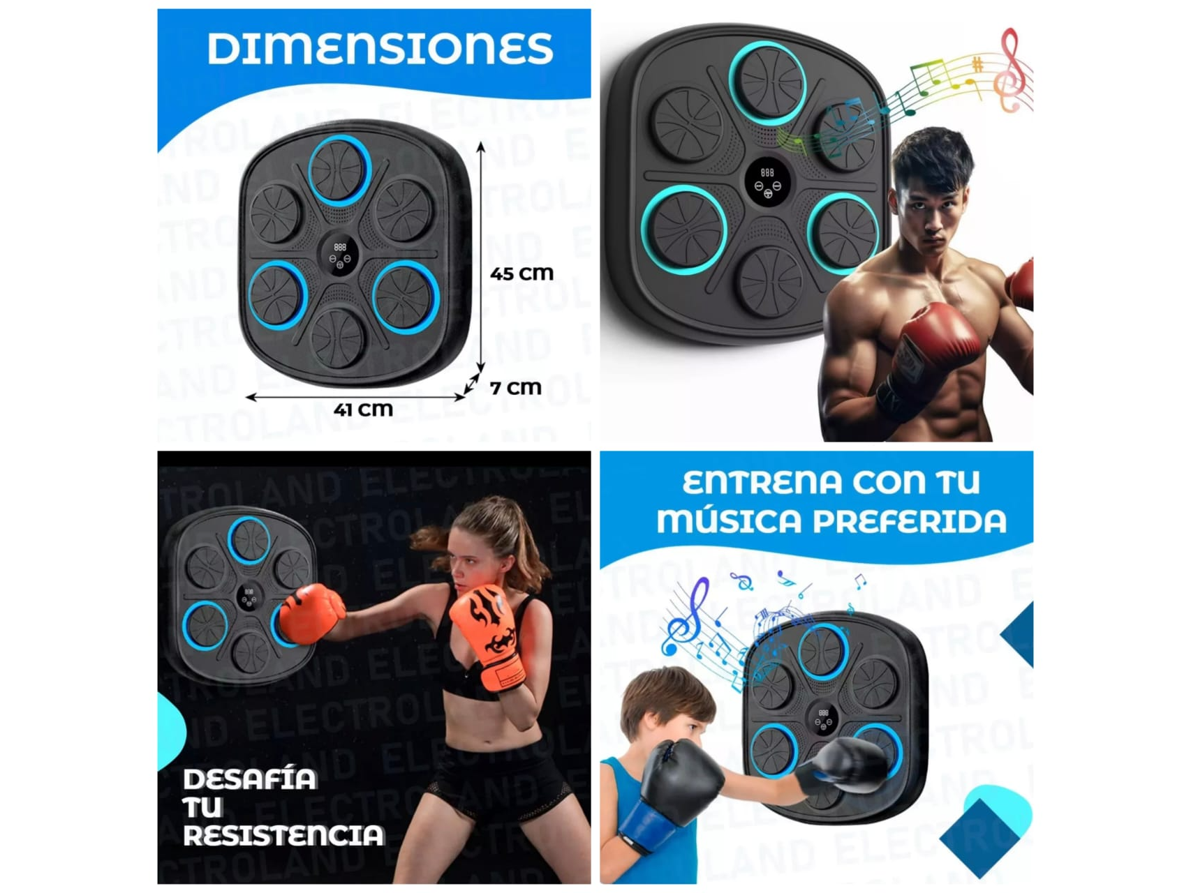 MAQUINA DE BOXEO INTELIGENTE BLUETOOTH