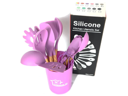 Set de utencillos de silicona 12 pcs