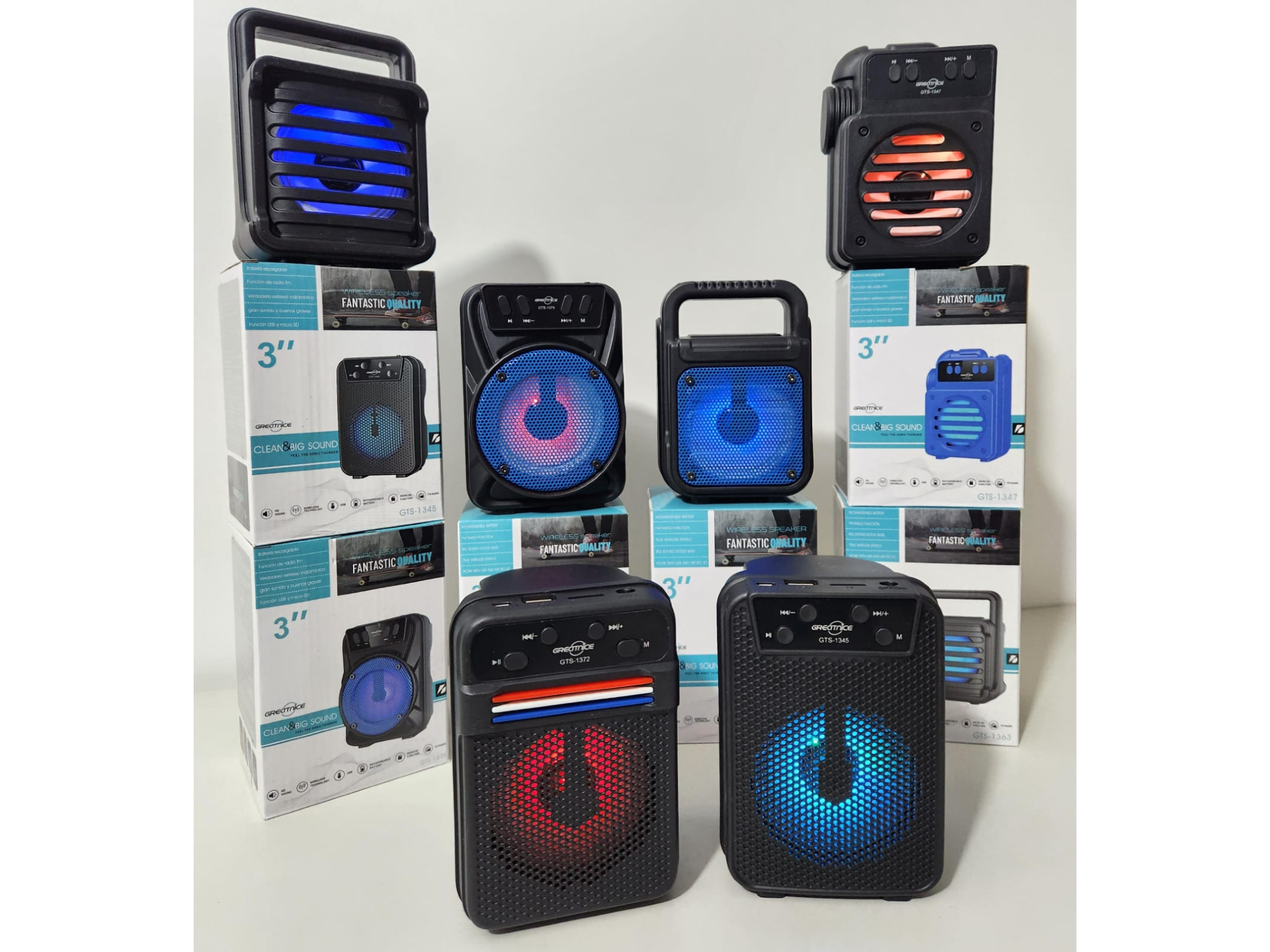 PARLANTE PORTATIL DE 3" GREATNICE GTS