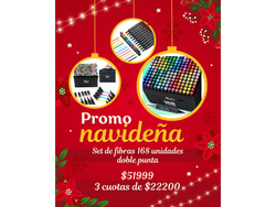 Marcadores X 168 Fibras Doble Punta Para Pintar.