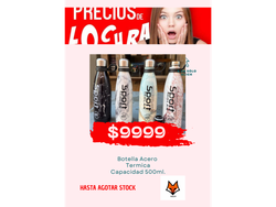 BOTELLA ACERO TERMICA 500ML