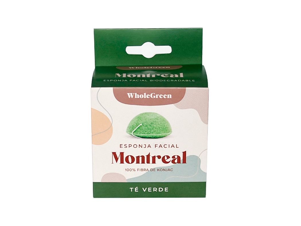 Esponja Facial Montreal – Te Verde-(Whole green)