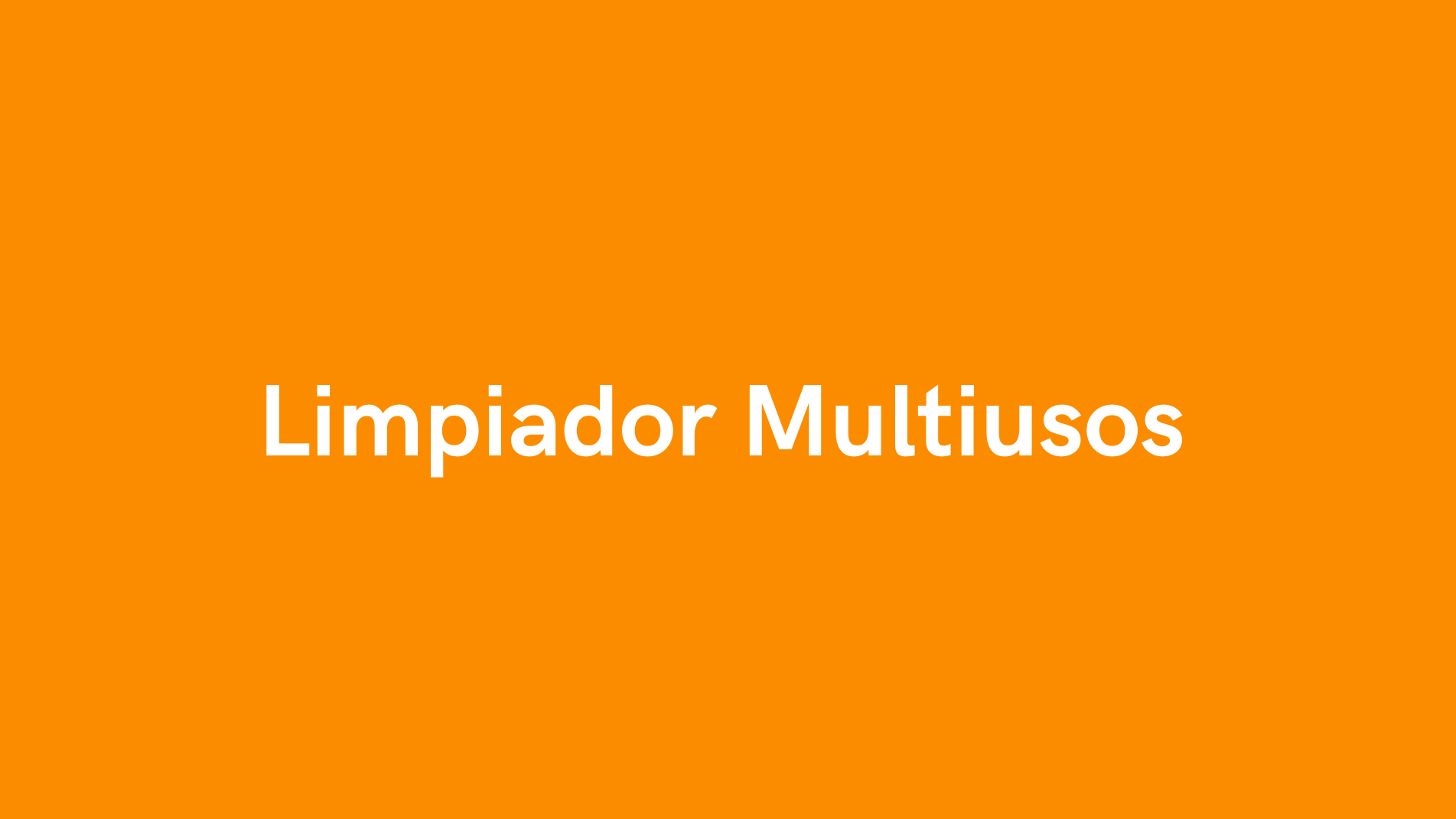 Limpiador Multiusos