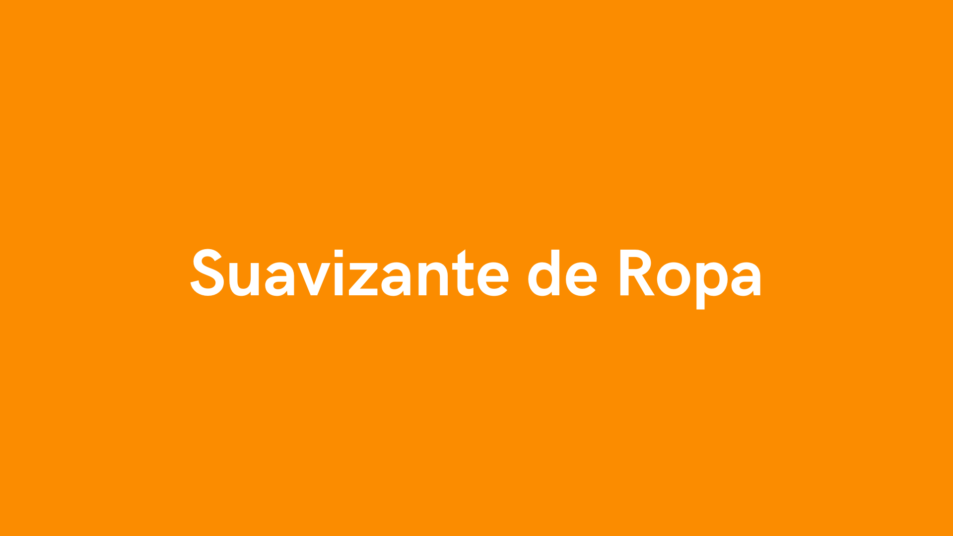 Suavizante de Ropa