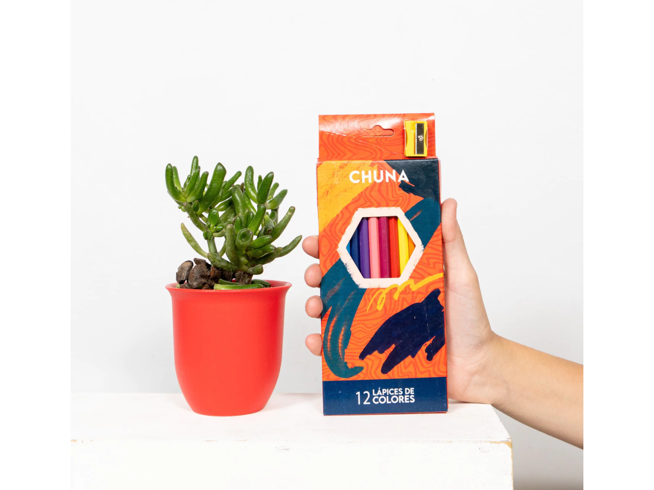 LÁPICES DE COLORES CON SACAPUNTAS