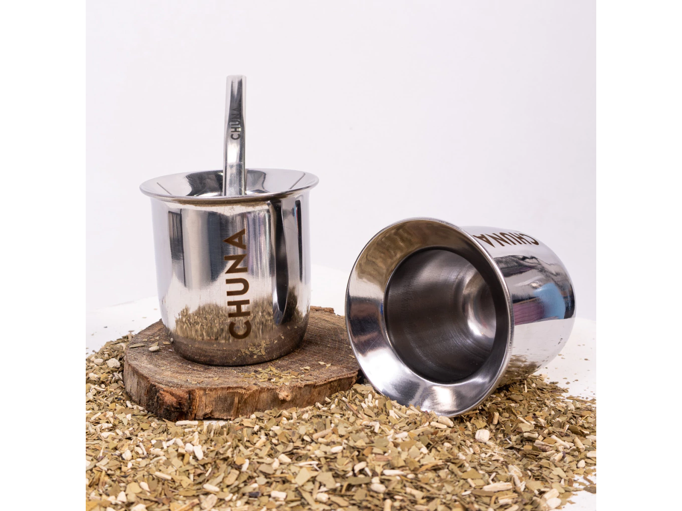 MATE CRONOS ACERO INOXIDABLE ESPEJADO