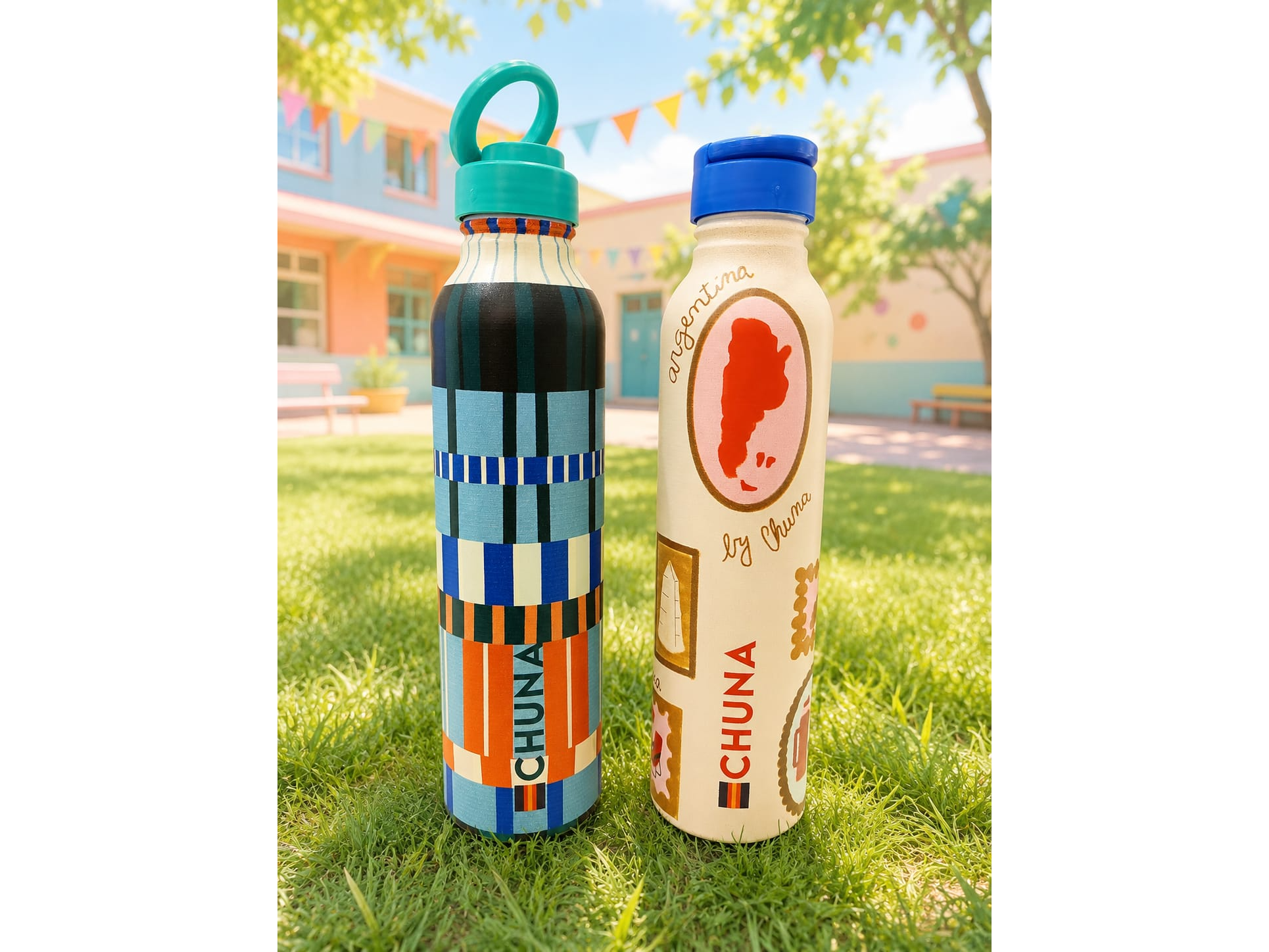 BOTELLA DE ALUMINIO ESTAMPADA 500ml: