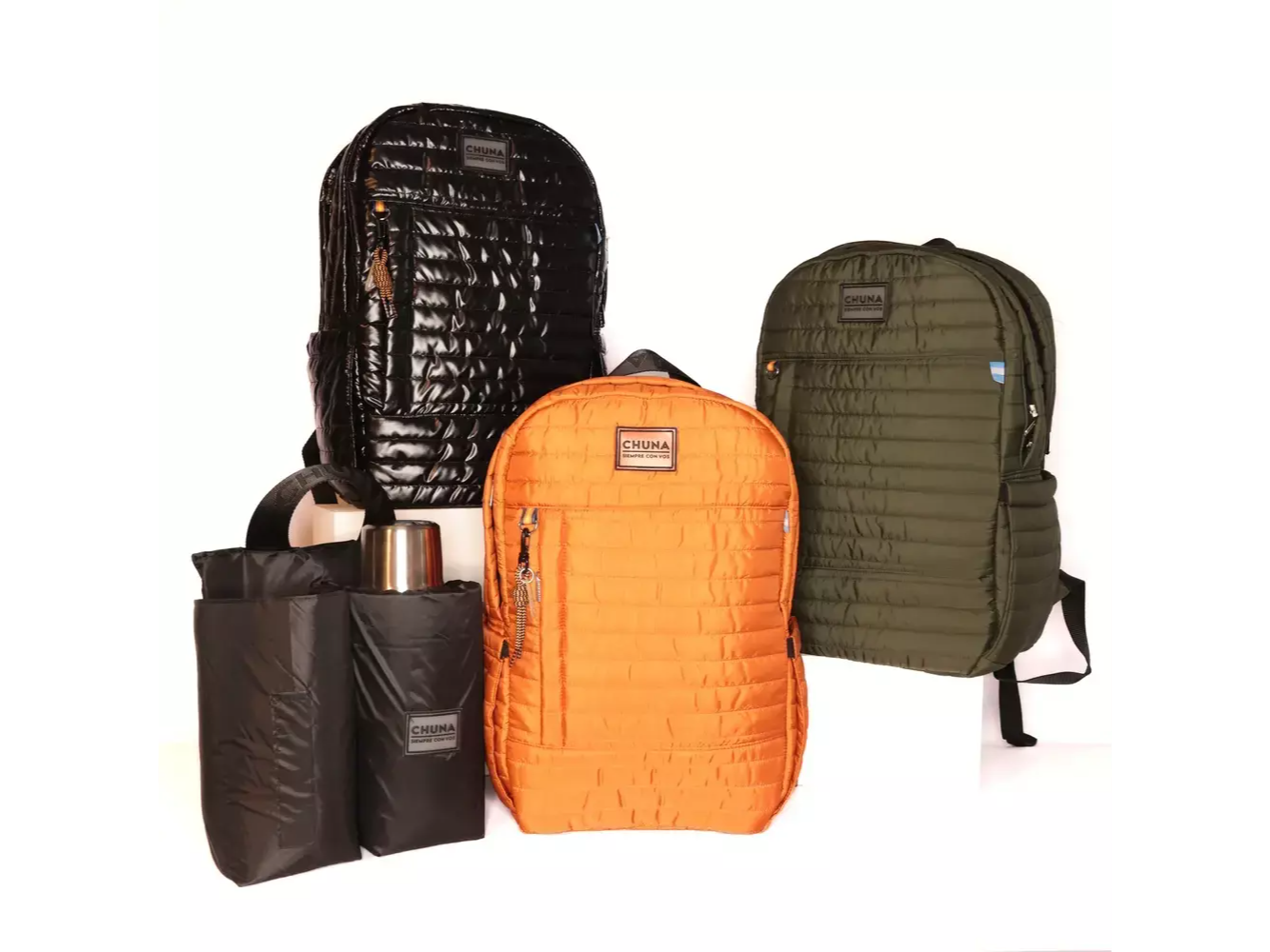 MOCHILA CON PORTANOTEBOOK y MATERO DESMONTABLE REIMS BASTÓN