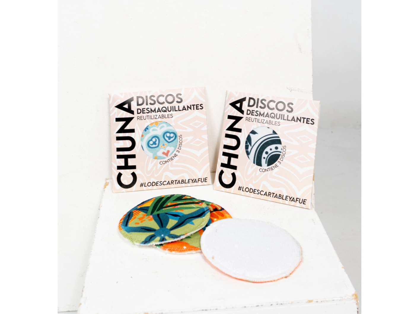 DISCOS DESMAQUILLANTES x 3 UNIDADES