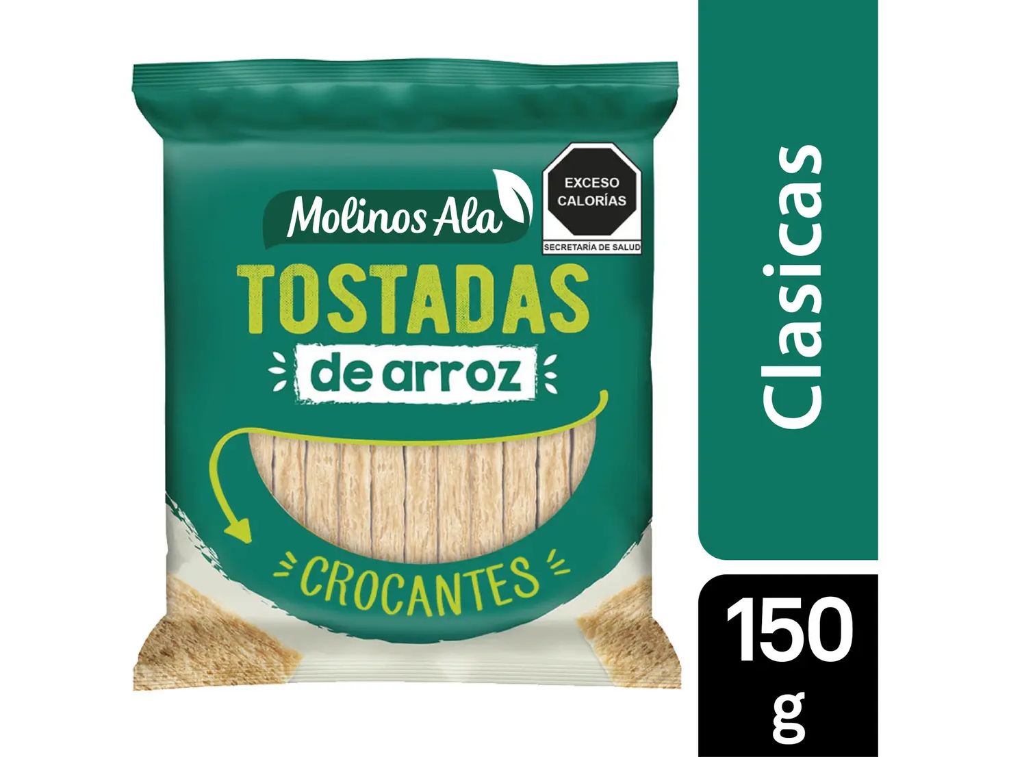 Tostadas De Arroz Clasicas Molinos Ala 150g Sin Tacc