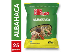 Albahaca Don ubaldo x  25 grs