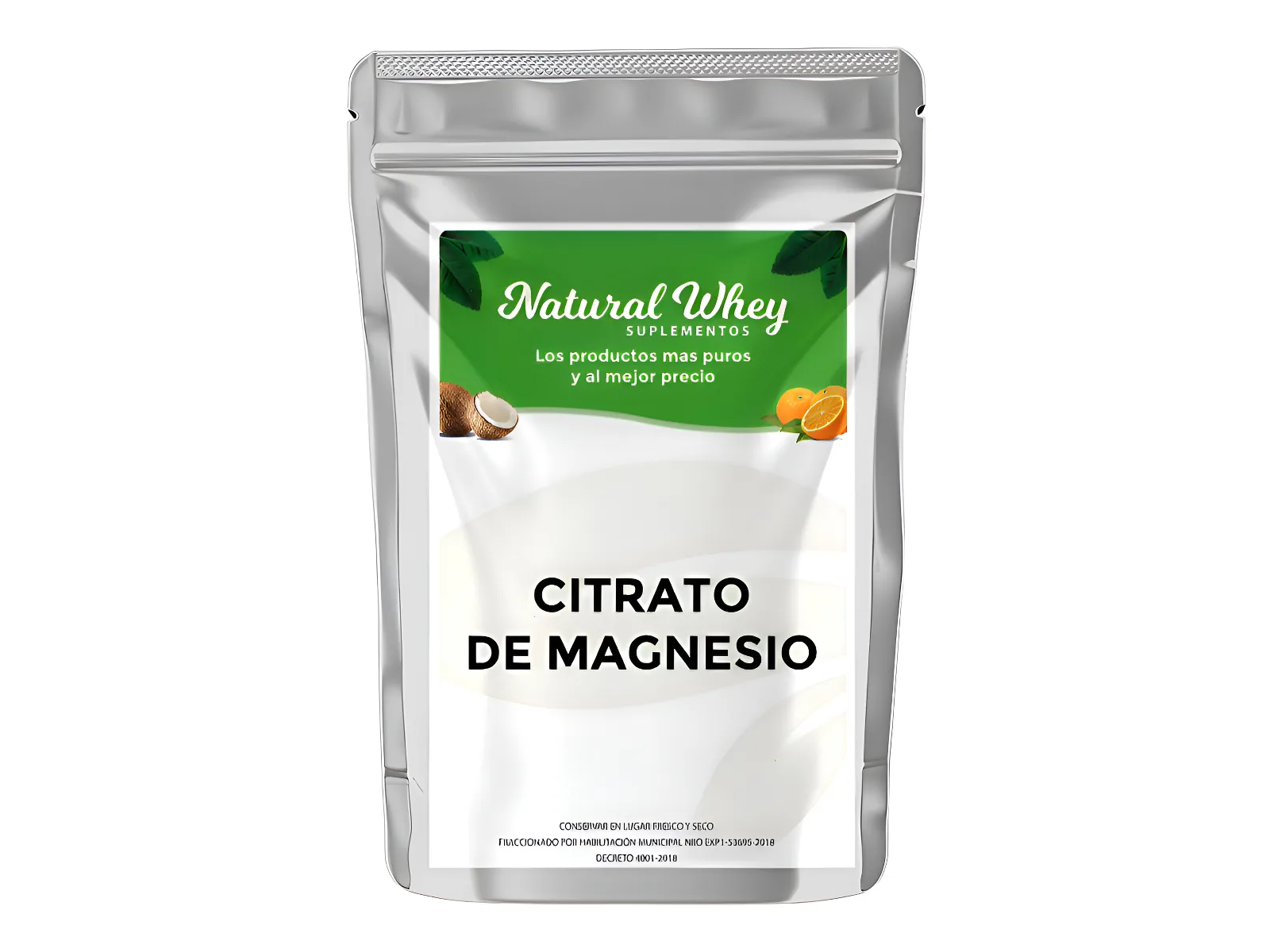 Citrato de Magnesio Natural Whey x 100 grs