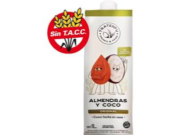 Leche Vegetal De Almendras Con Coco Sin Tacc Tratenfu 1 Lt