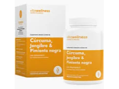 Cúrcuma Jengibre & Pimienta Negra X 30 Comp Vitawellness