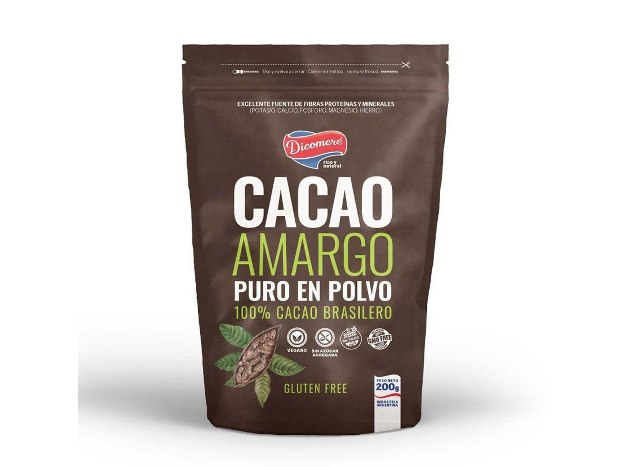 Dicomere cacao amargo x 200 grs