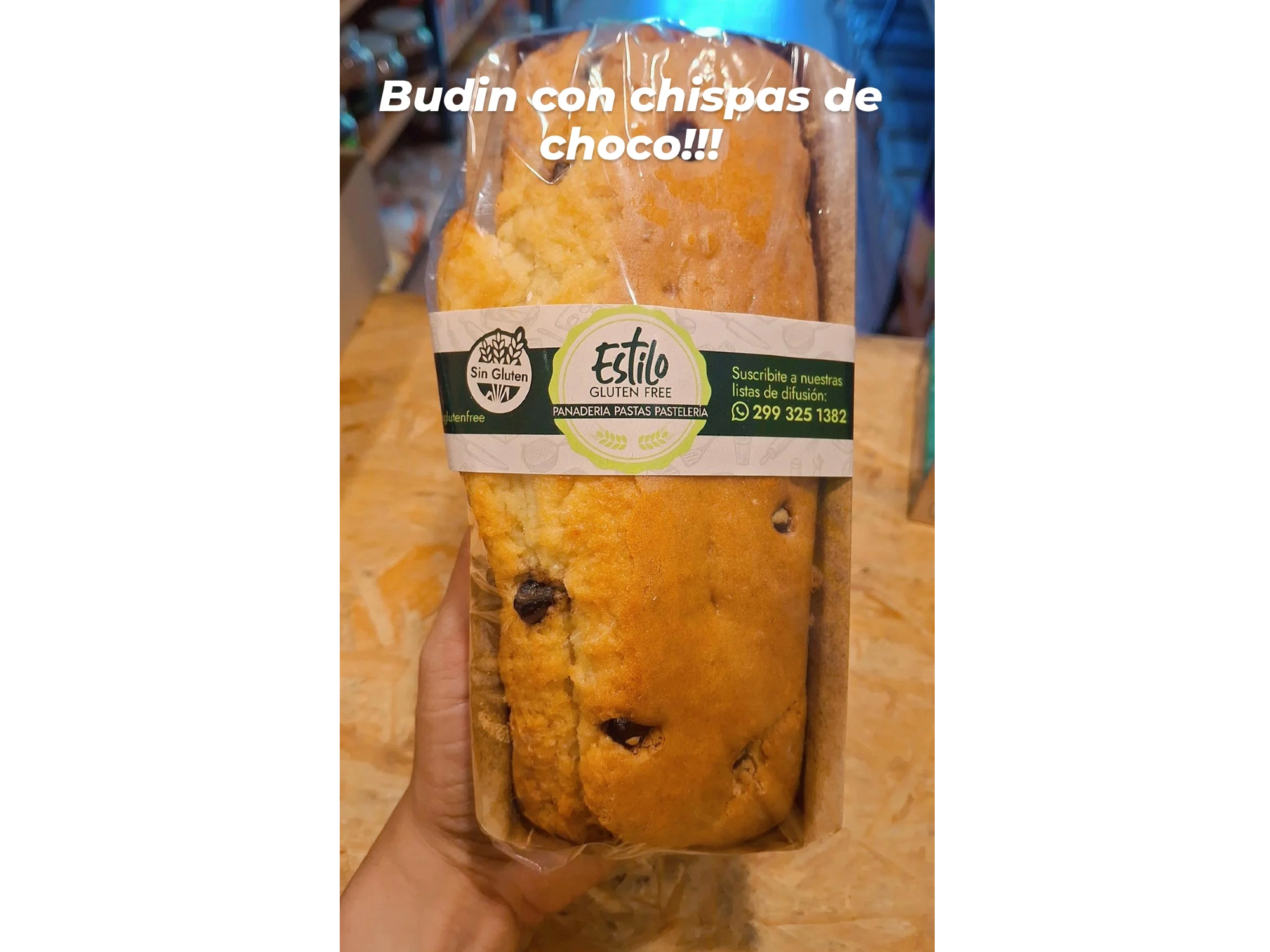 Budin con chispas de chocolate