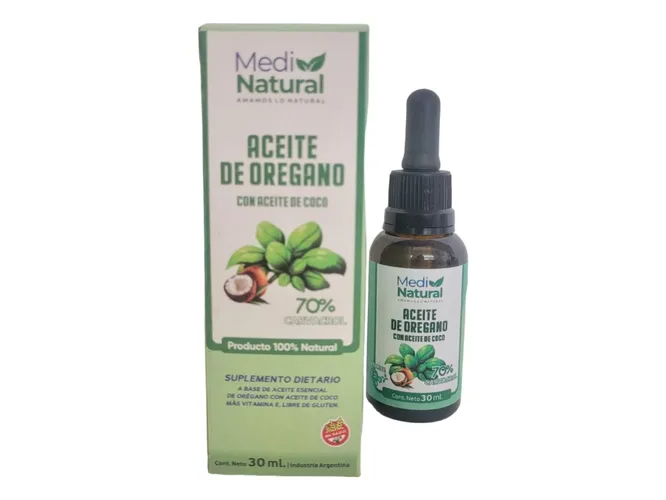 Aceite De Orégano Con Aceite De Coco Medi Natural 30ml