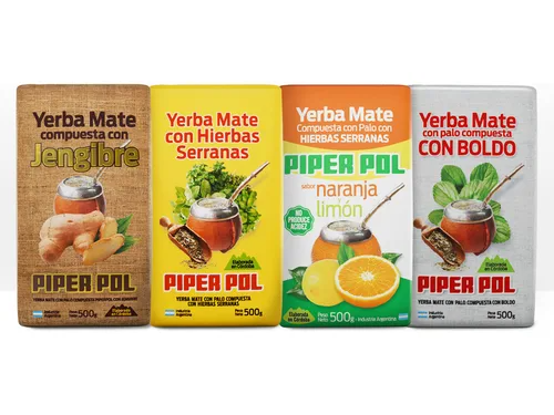 Piper pol yerba mate x 500 grs