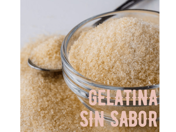 Gelatina sin sabor x 100 grs