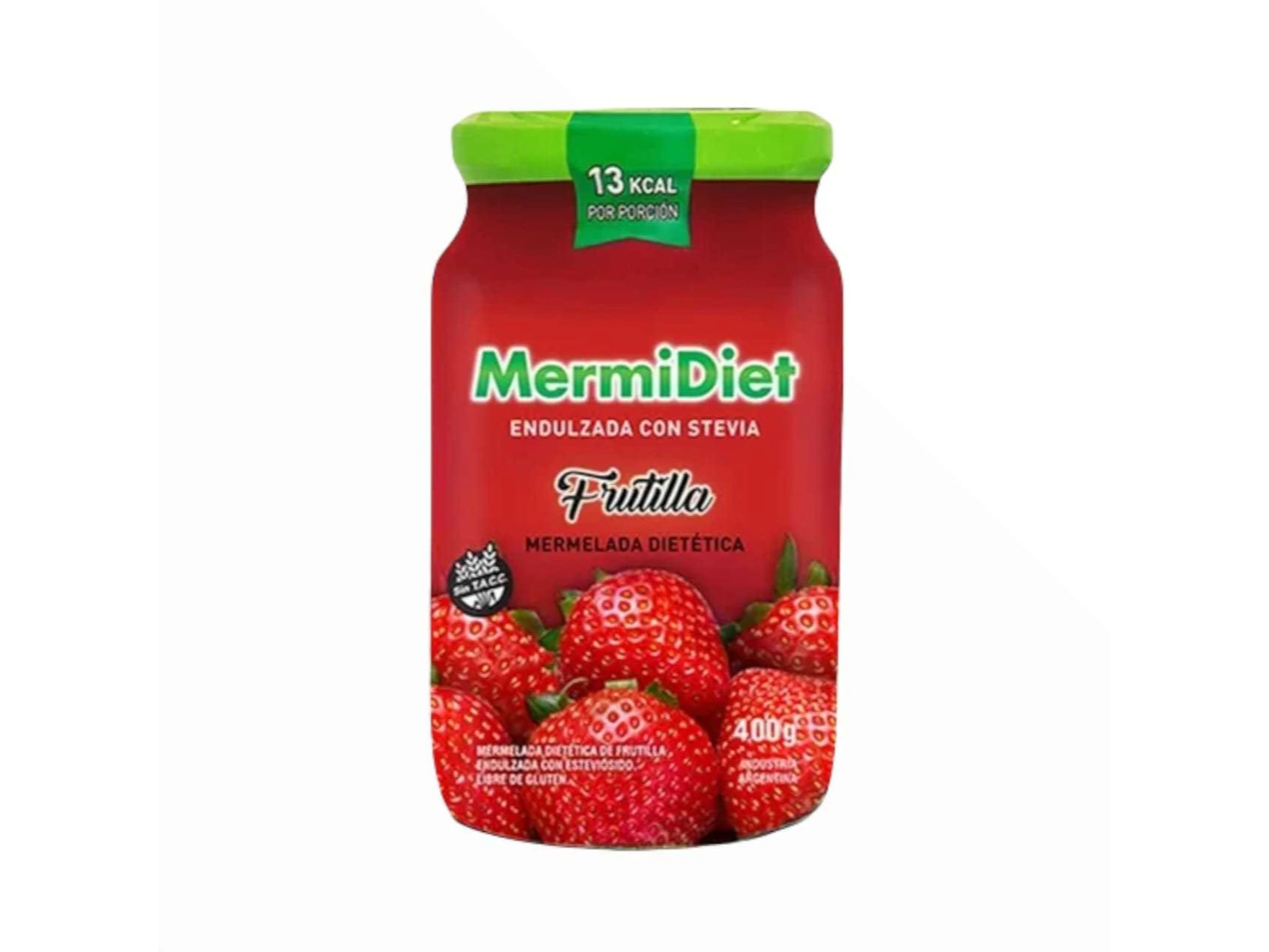 Mermelada Dietetica De Frutilla - 400 Gr - Mermidiet
