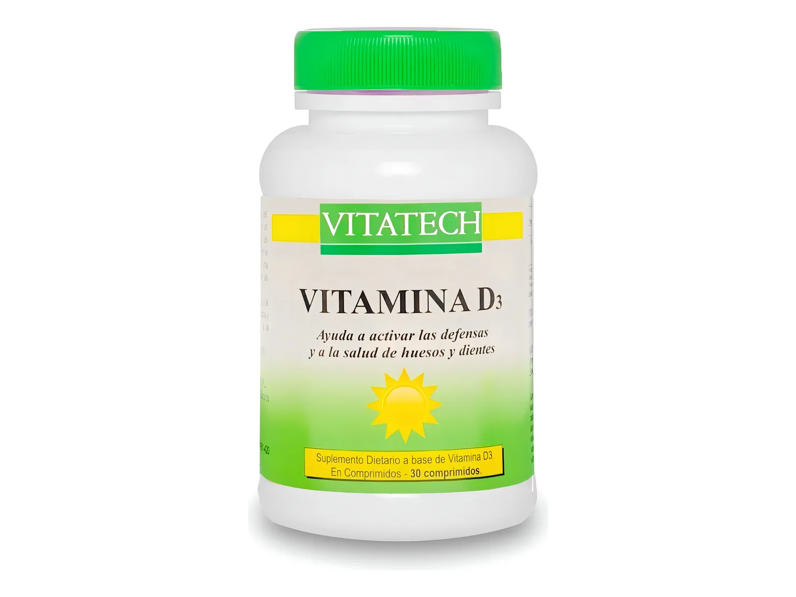 Vitamina D3 1000 X 30 Comprimidos Vita Tech