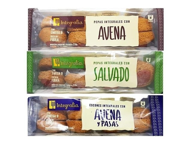 Integralia galletitas con avena x 270 grs