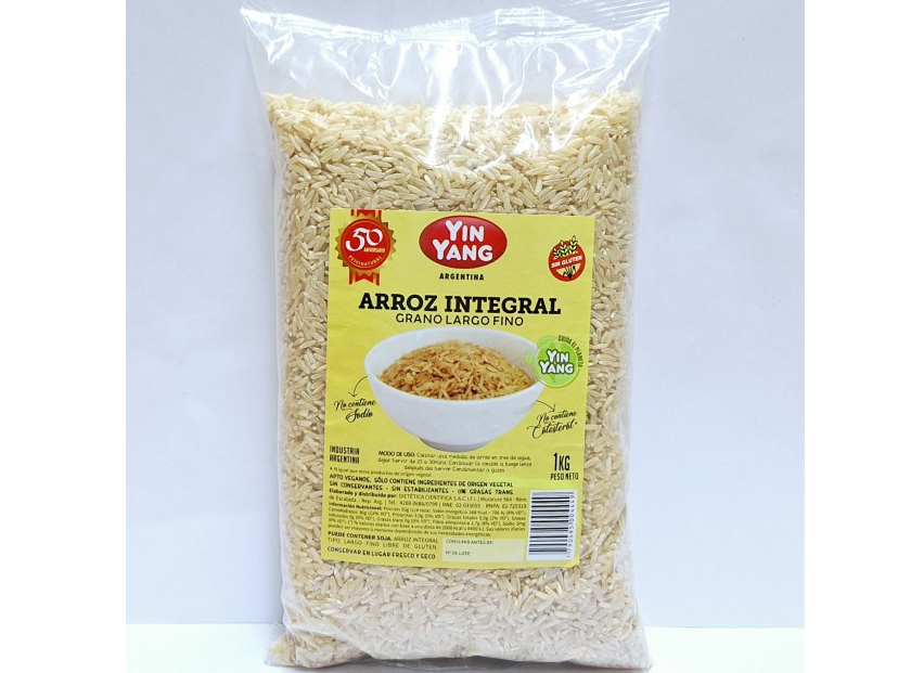 Arroz integral yin yang x 1 kg