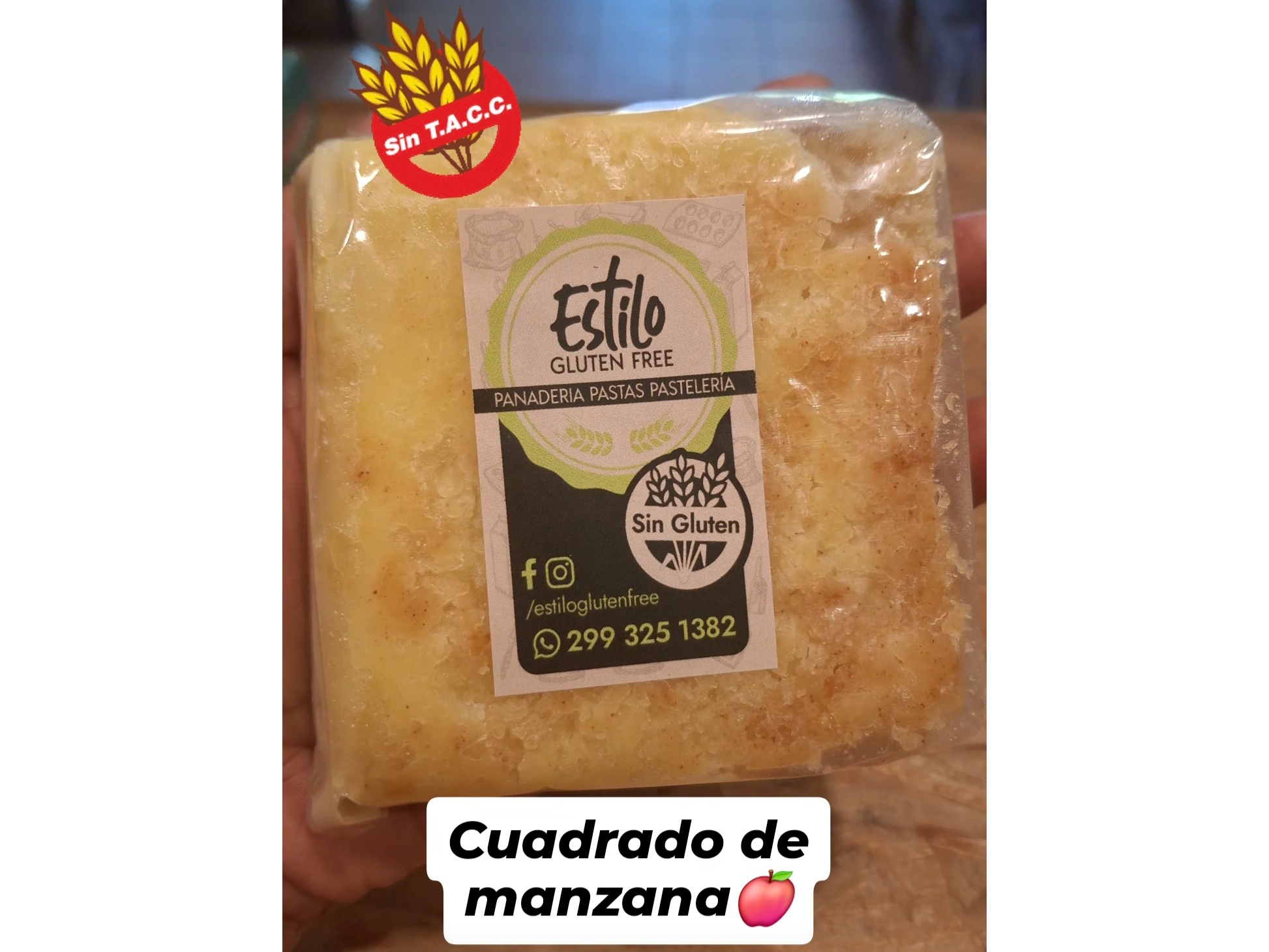 Cuadradito de manzana