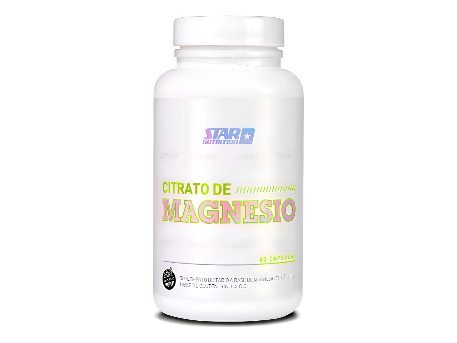 Citrato De Magnesio 500grs X 60 Capsulas - Star Nutrition