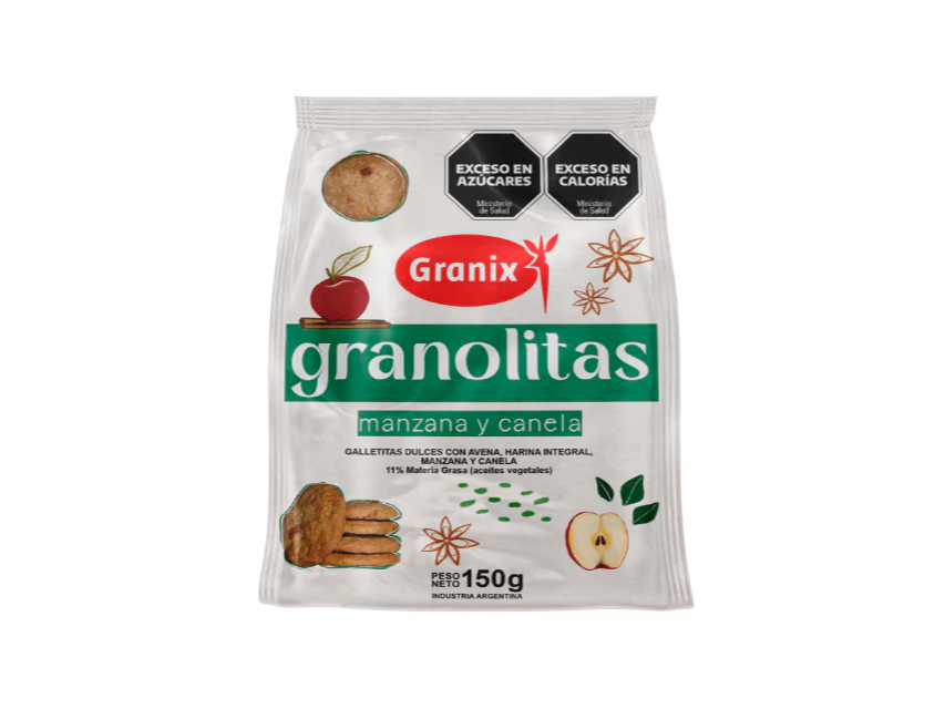 Granolitas Manzana y Canela 150g