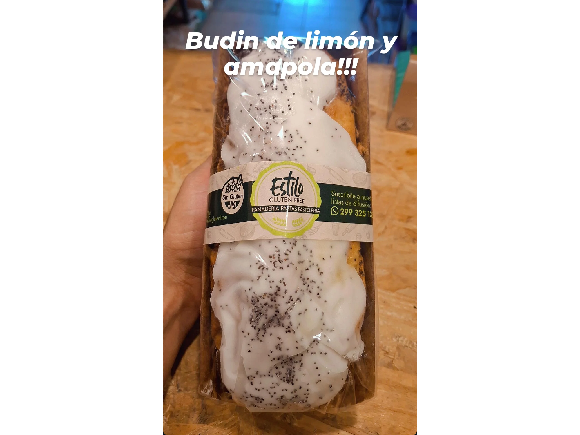Budín de limón con amapola