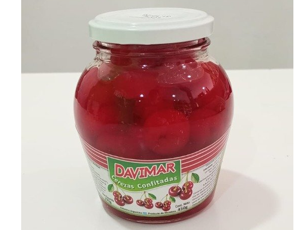 Cerezas confitadas davimar  x 450 grs
