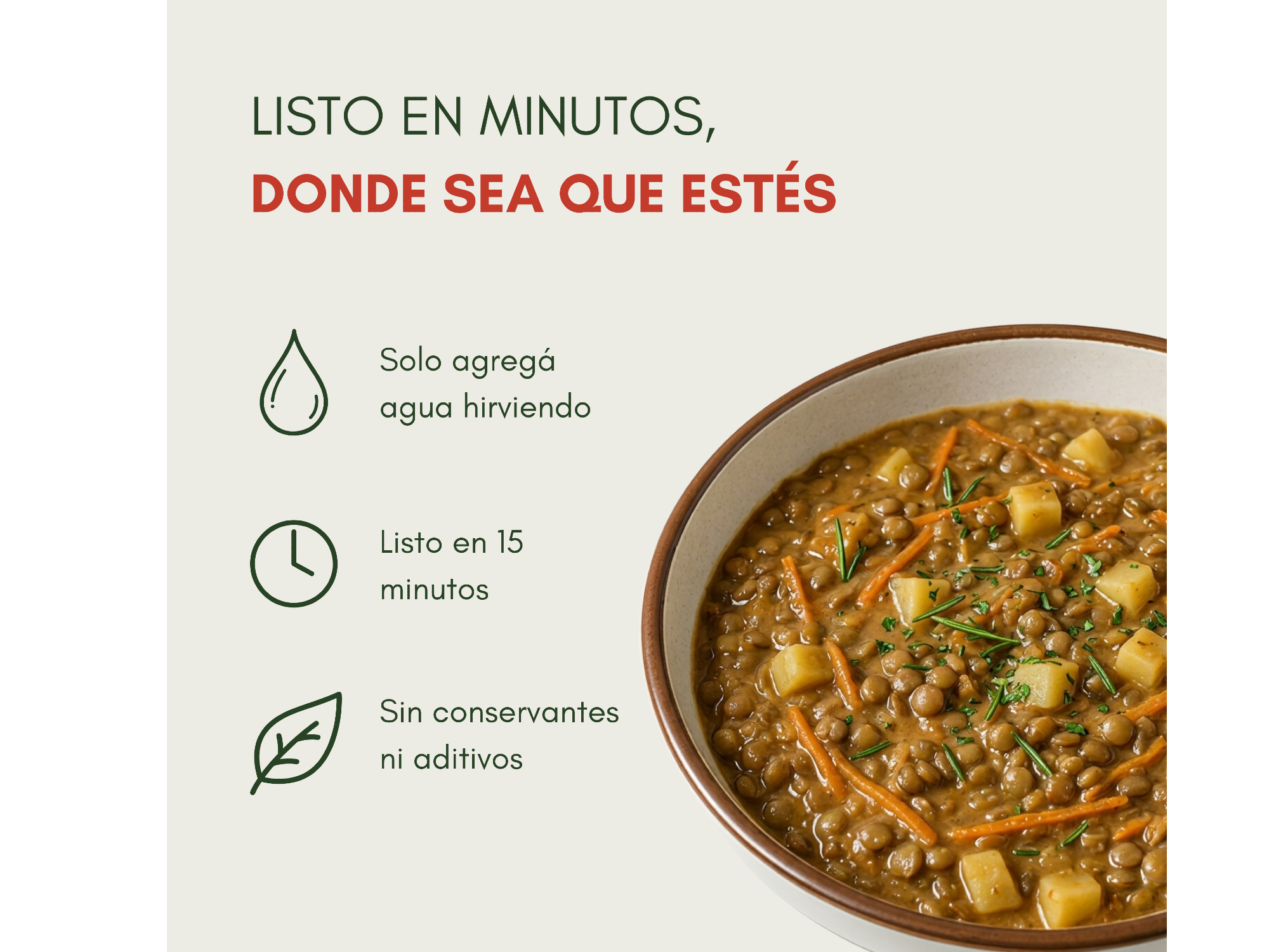 Guiso de lentejas de cheffsantino