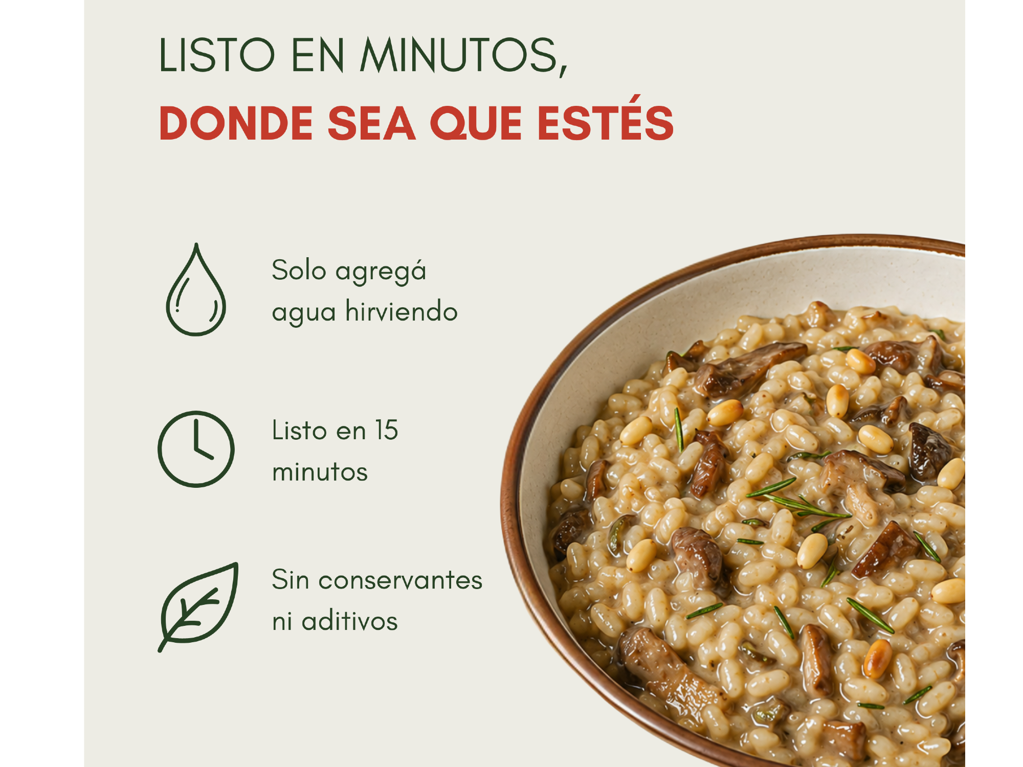 Risotto de Hongos