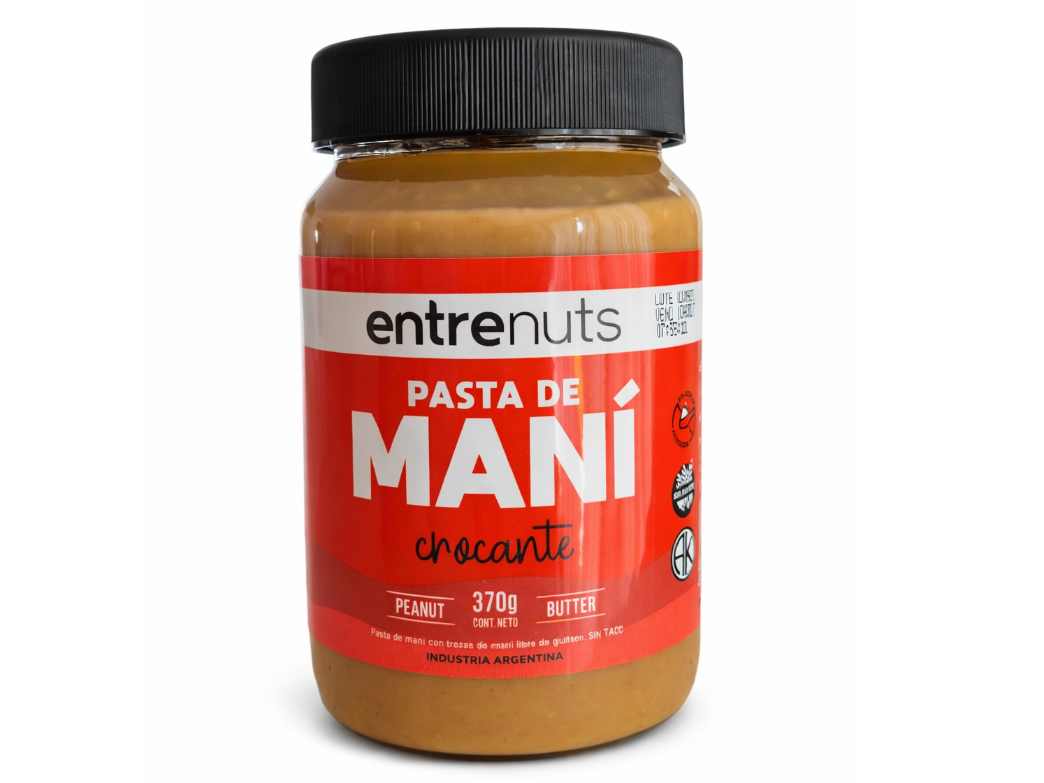 Pasta de maní Crocante Entre Nuts 370 gr