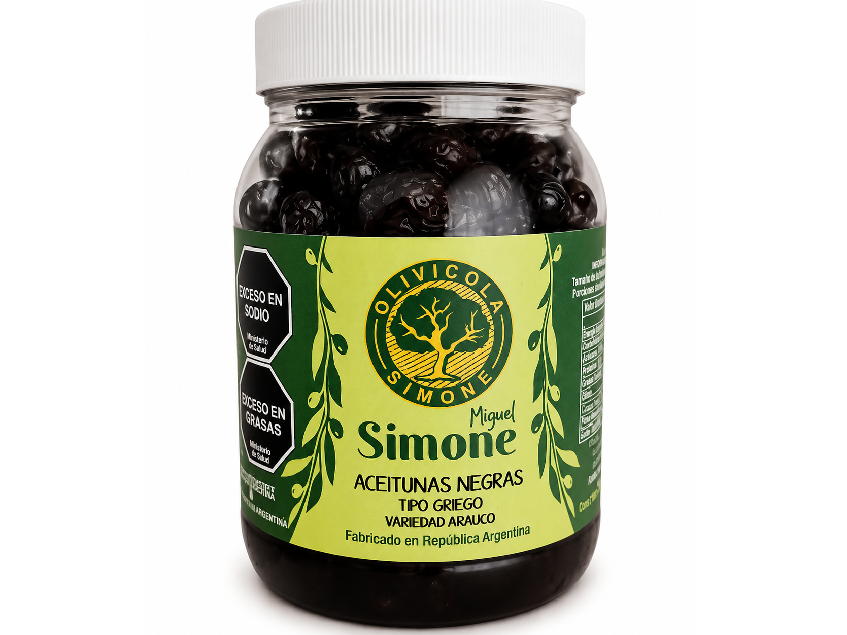 Aceitunas negras griegas SIMONE 500 gr