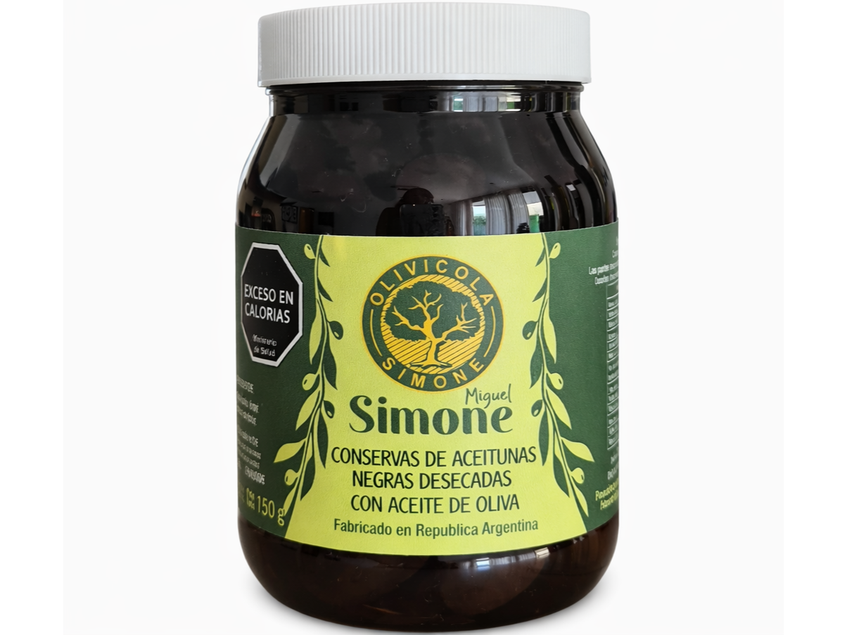 Aceitunas negras desecadas SIMONE 750 gr