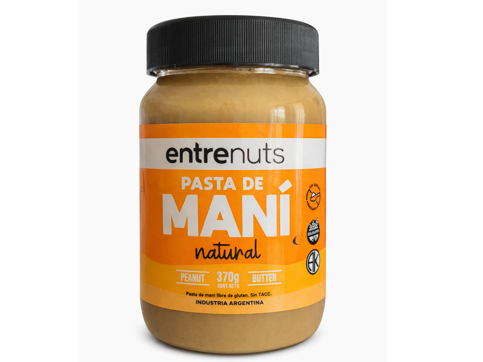 Pasta de maní Entre Nuts 370 gr
