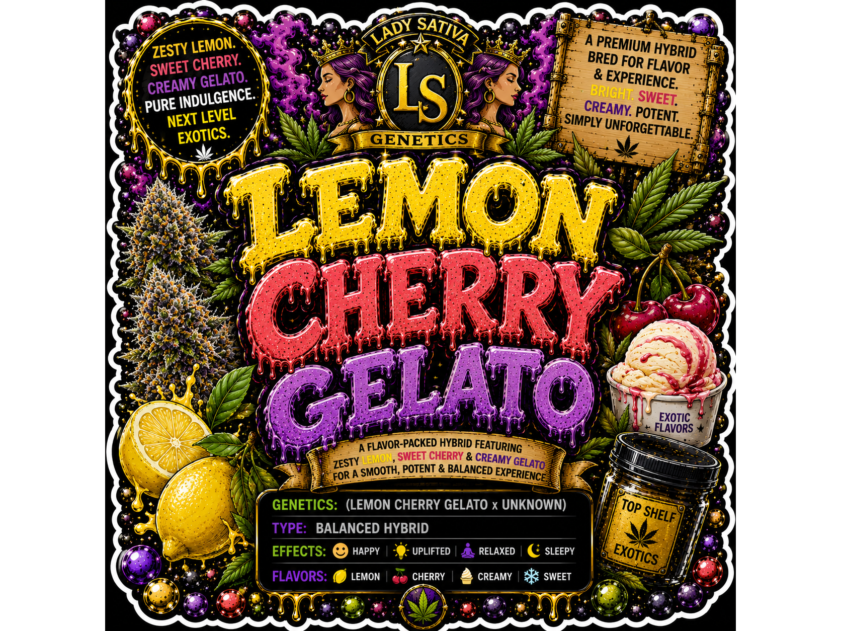 Lemon Cherry Gelato