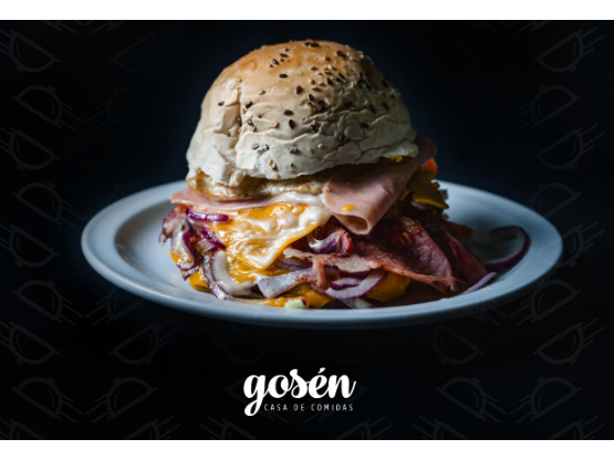 Hamburguesa GOSEN + Papas fritas