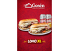 2 Lomito Completos XL + Papas fritas + 2 LATAS BRAHAMA REGALO !