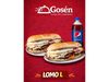 2 Lomito Completos L +Papas fritas + 1 GASEOSA DE REGALO ! (PEPSI O 7UP 2LTS)