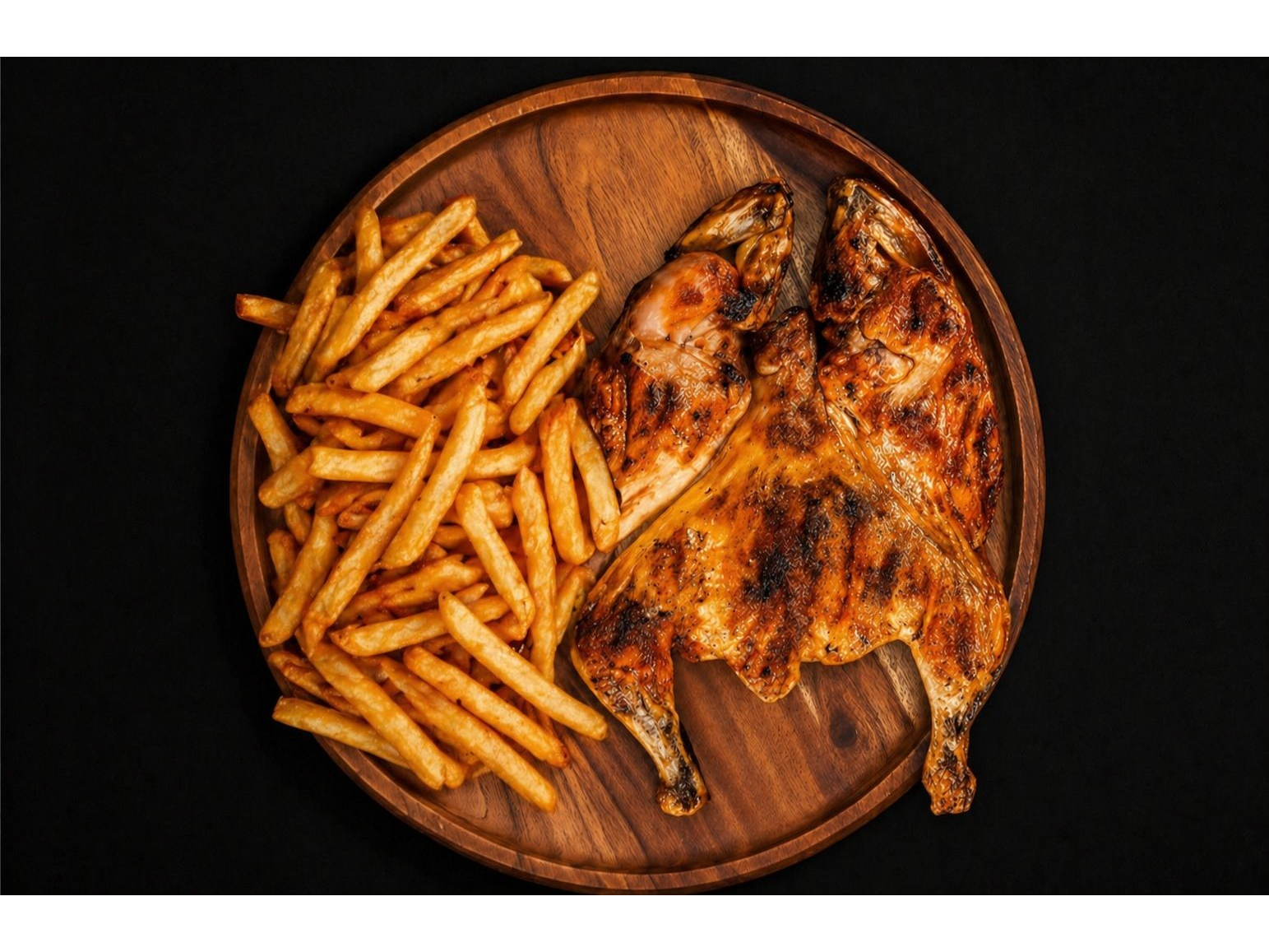 Promo 1 Pollo + Papas Medianas