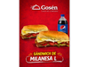 2 Sanguches de milanesa L +Papas fritas + 1 GASEOSA DE REGALO ! (PEPSI O 7UP 2LTS)