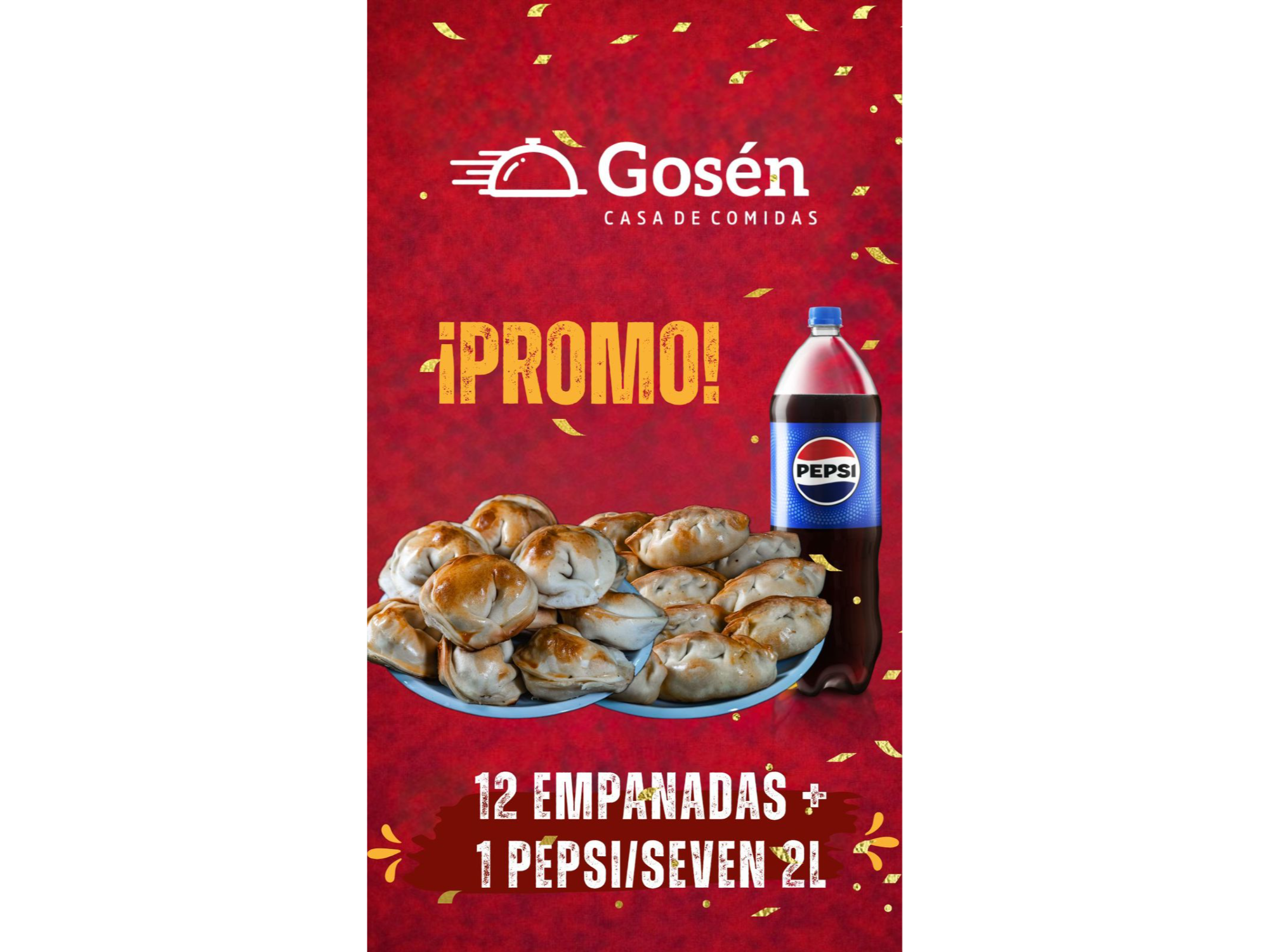 PROMO 14 EMPANADAS + GASEOSA
